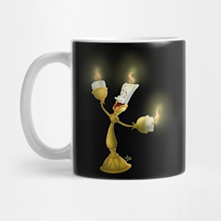 candle from Beauty and the Beast movie Mug